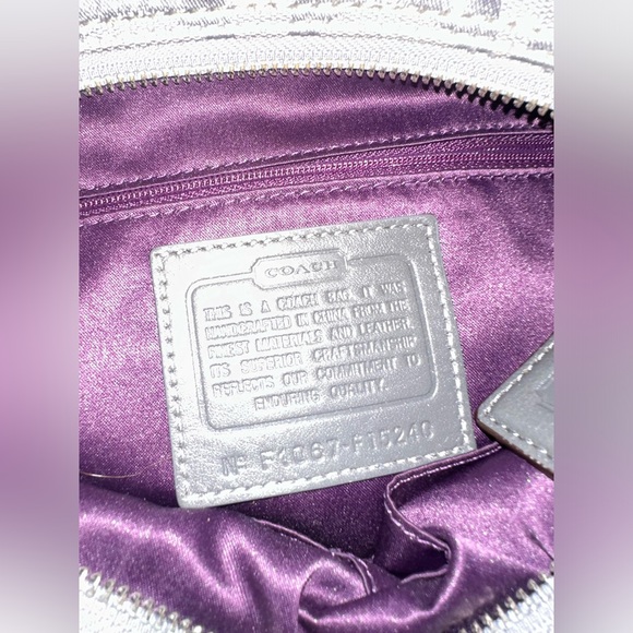 Coach Gray Studded Shoulder Bag! - Picture 5 of 7